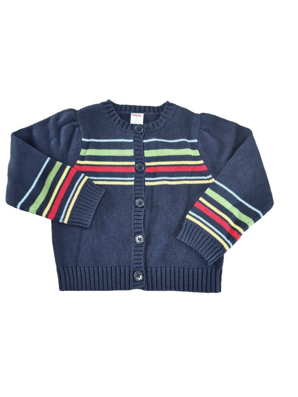 Vintage Gymboree Cardigan Sweater Size 5 Blue Wish You Were Here Line 2001 NWT